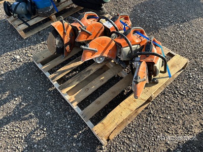 Quantity of (4) Stihl TS420 Concrete Cut-Off Saw