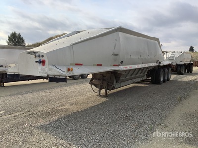 2018 Beall Silver Bullet 5 axle Turntable A-Train Aluminum Przyczepa z wywrotem brzusznym