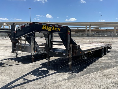 2019 Big Tex 22GN20BK45MR 26 ft T/A Gooseneck Remolque Portamaquinaria