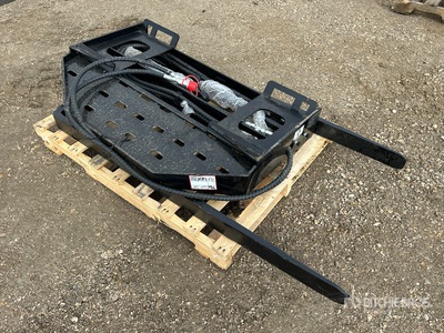 2026 GIYI GY-SF60 56 in Skid Steer Forks (Unused)