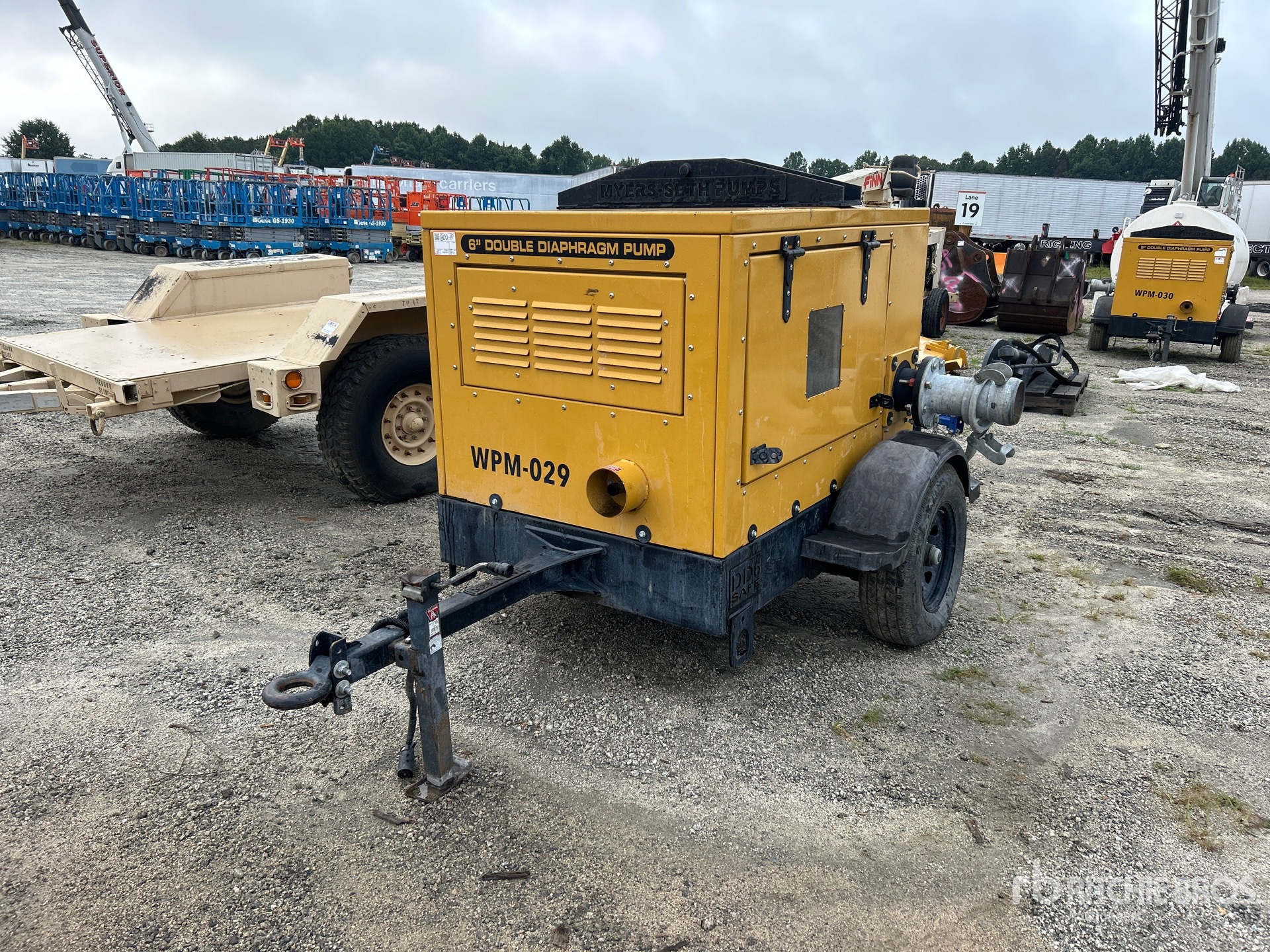 2023 Myers-Seth DD6 Trailer-Mounted Water Pump