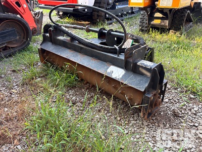 Skid Steer Landscape Rake Attachment