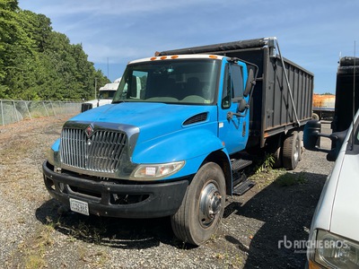 2008 International 4300 4x2 Flatbed Dump Truck (Inoperable)
