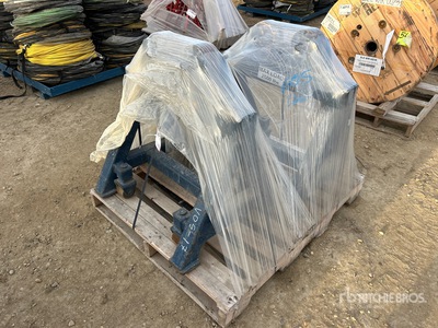 Quantity of (2) A-Frame Stand with Rollers