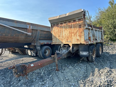 1996 Knight 14 ft T/A Pup Dump Trailer