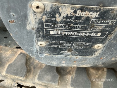 2014 Bobcat 324 Minikoparka