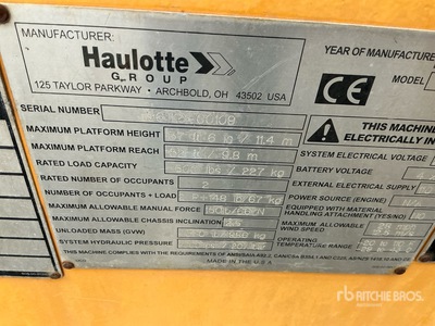 2016 Haulotte 3632T رافع جرار