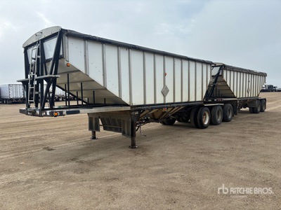 2005 Lode King 28 ft T/A B-Train Lead Belly Remorque à grains