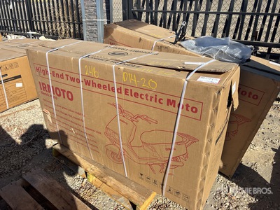 2026 IRMOTO-BLACK 110v Electric Moped (Unused)