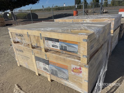 Quantity of (2) Boxes of 2026 SDL2533DGMS L 25ft x W 33ft Double Garage Metal Abri (Unused)