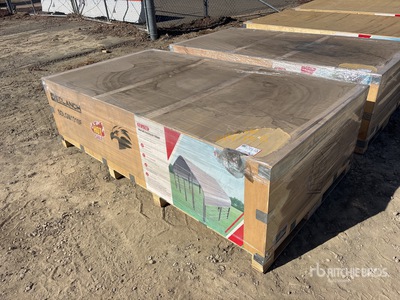 2026 SDLGM1310F 10 ft x 13 ft 13 ft x 10 ft Galvanized Metal Livestock Shelter (Unused)