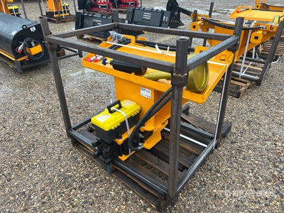 2026 GIYI GY-AD680 8 in Skid Steer Post Driver (Unused)