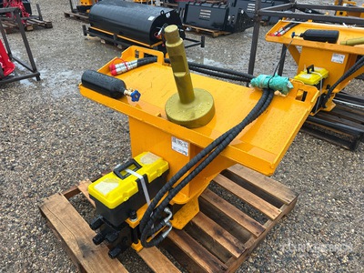 2026 GIYI GY-AD680 8 in Skid Steer Post Driver (Unused)