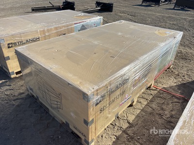 2026 SDLGM1310F 10 ft x 13 ft 13 ft x 10 ft Galvanized Metal Livestock Shelter (Unused)