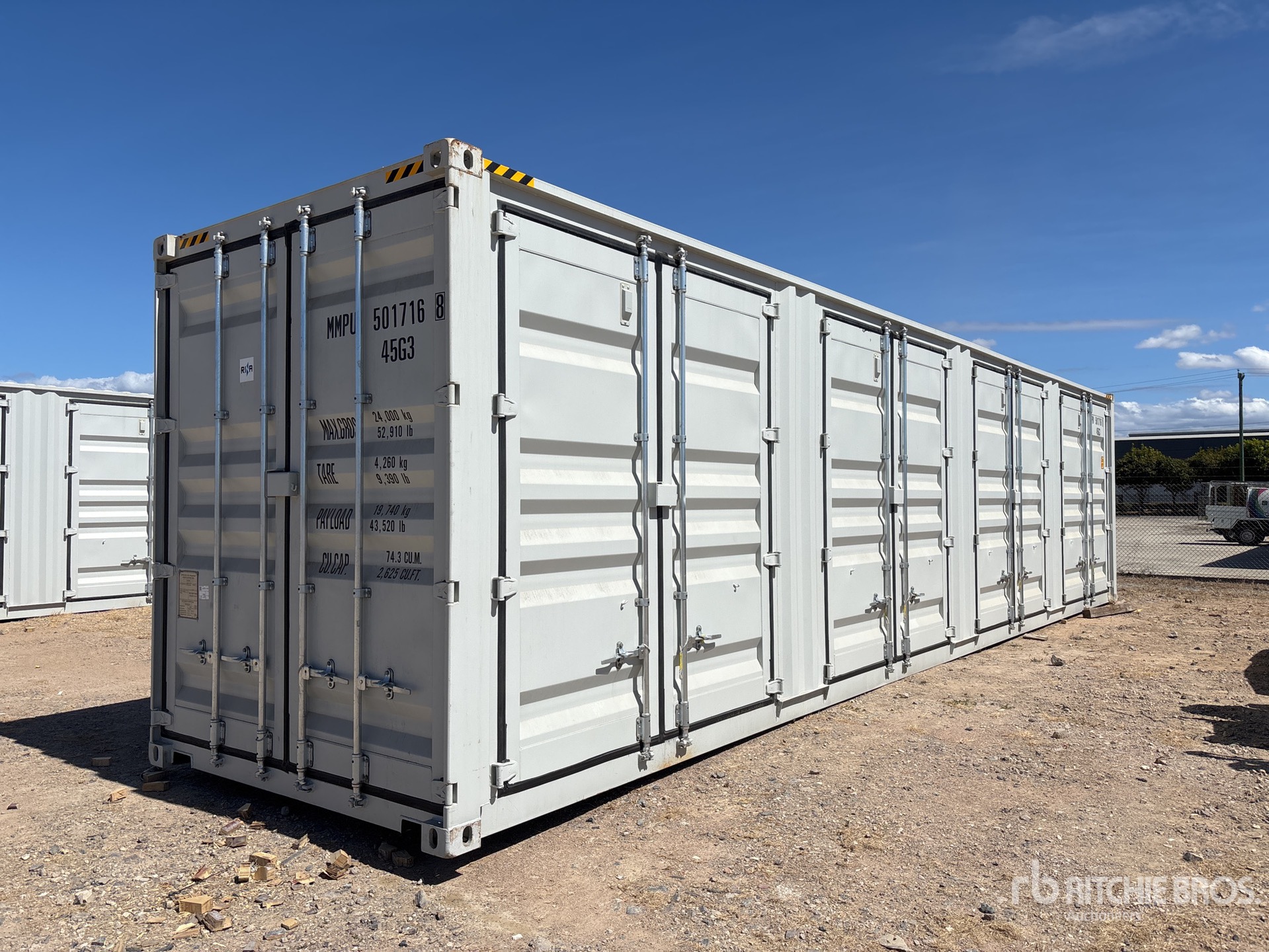 2026 40 ft High Cube Multi-Door Open-Sided Storage Container