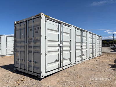 2026 40 ft High Cube Multi-Door Open-Sided Storage Container