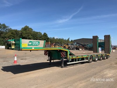 2015 Khassnhorer LB4E 13.5 m Extendable Beam 4 Axle Low Loader Lowboy Trailer