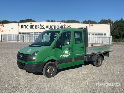 2013 Volkswagen Crafter TDI 4x2 Crew Cab Platte vrachtwagen