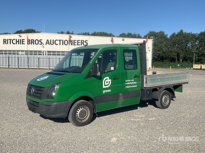 2013 Volkswagen Crafter TDI 4x2 Crew Cab Platte vrachtwagen