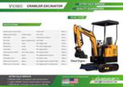 2026 VICSEC VC15D を見 Mini Excavator (Unused)