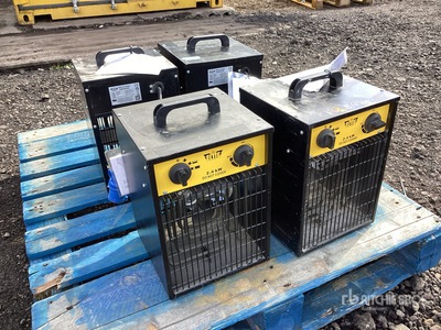Quantity of (4) Heaters معدات التدفئة والتبريد المتنوعة