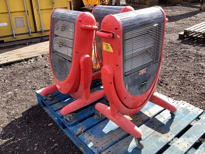 Quantity of (4) Heaters معدات التدفئة والتبريد المتنوعة
