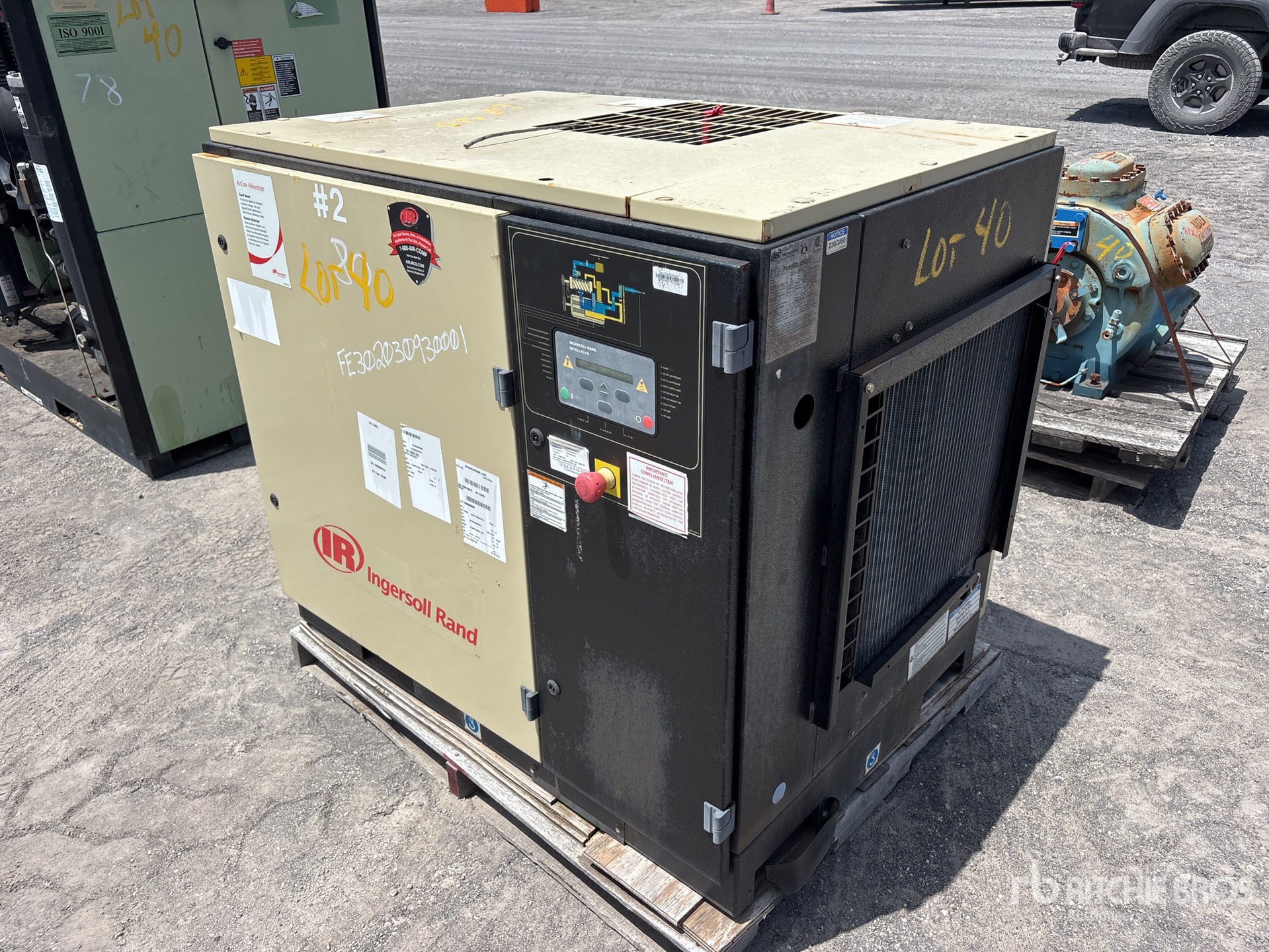 2008 Ingersoll Rand UP6-25-125 Electric Air Compressor