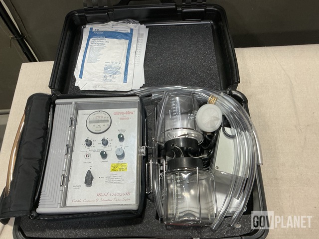 (9) Impact Ultra-Light 326/326M Portable Aspirators