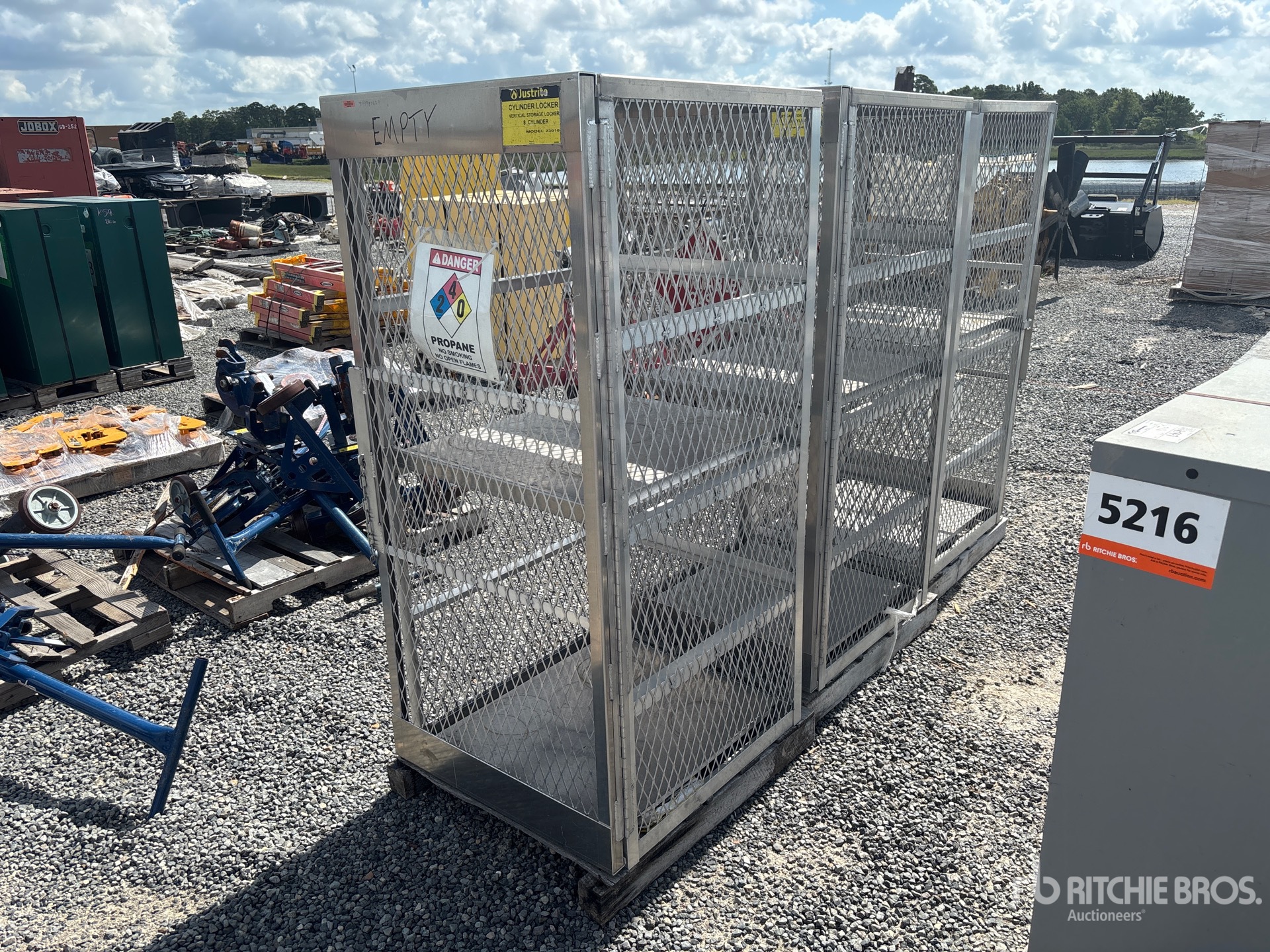 Qty of 3 Propane Cabinets