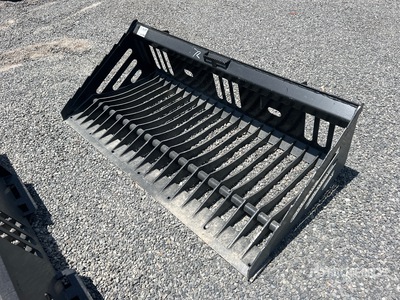 All-Star 72 in Rock Skid Steer Bucket (Unused)