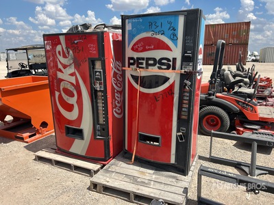 Quantity of (2) Soft Drink Vending Machine