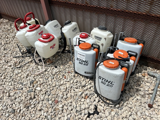 Quantity of (12) Backpack Sprayers