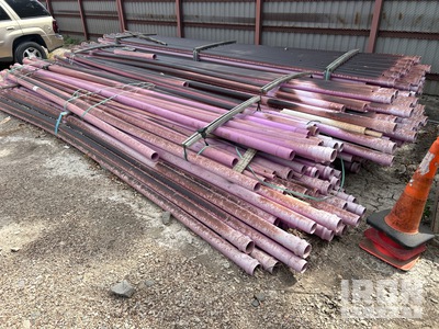Quantity of (6) Cresline PVC 3 in 20 ft 6 in Poly Pipe