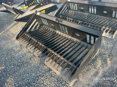 All-Star 72 in Skeleton Rock Skid Steer Bucket (Unused)
