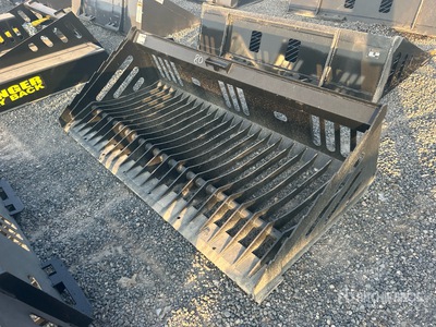 All-Star 80 in Skeleton Rock Skid Steer Bucket (Unused)