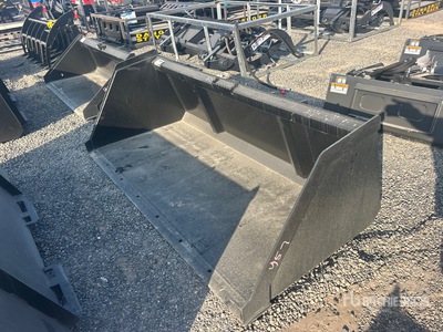 All-Star 80 in Snow/Litter Skid Steer Bucket (Unused)