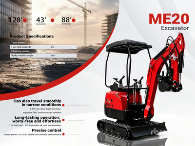 2026 ME20-RED Yanmar Diesel Minibagger (Unused)