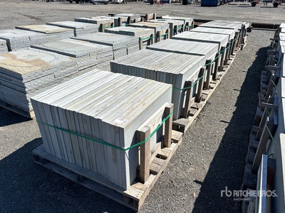 Quantity of (7) Pallets of Bluestone Landscaping Paver Piedra