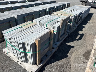Quantity of (7) Pallets of Bluestone Landscaping Paver Piedra