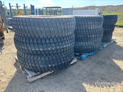 Quantity of (9) Goodyear 14.00R24TG Tires