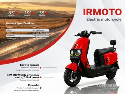 2026 IRMOTO-RED Electric Motorower (Unused)