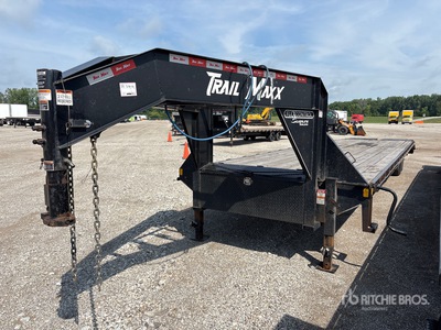 2025 Trail Maxx MAX27-40 7000 lb 40 ft T/A Gooseneck Remorque pour équipement