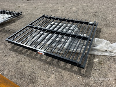 2026 SKLP SK-HLM14 14 ft x 7 ft Wrought Iron Bi-Parting Driveway Gate (Unused)
