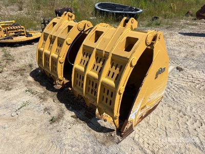 AMI Cat Fusion Q 98 in Q/C Grapple Wheel Loader Bucket