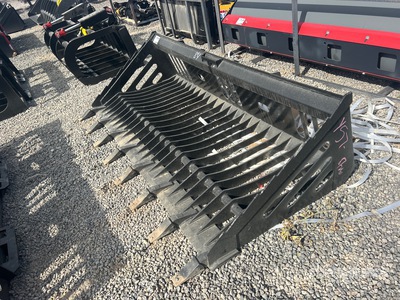 All-Star 84 in Rock Skid Steer Bucket (Unused)