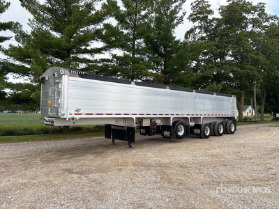 2026 Titan 45 ft Quad/A Aluminum End Dump Trailer