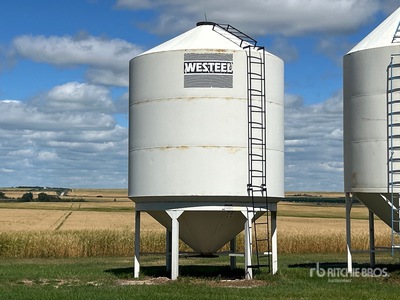 Westeel +/- 1600 bu Smooth Wall Hopper Contenedor de grano