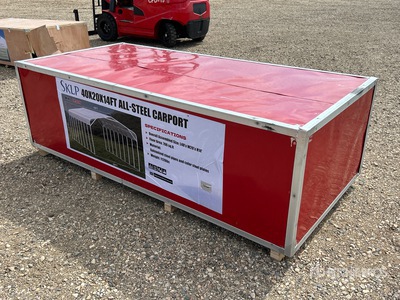 2026 SKLP SK-SC40 20 ft x 40 ft All Steel Cochera (Unused)