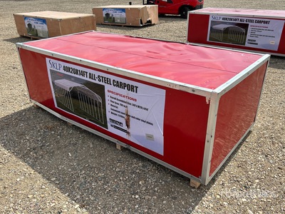 2026 SKLP SK-SC40 20 ft x 40 ft All Steel Cochera (Unused)