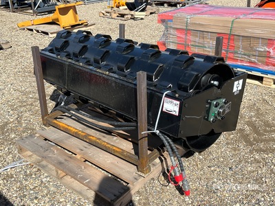 2026 GIYI GY-CW70 59 in Padfoot Skid Steer Vibratory Roller (Unused)